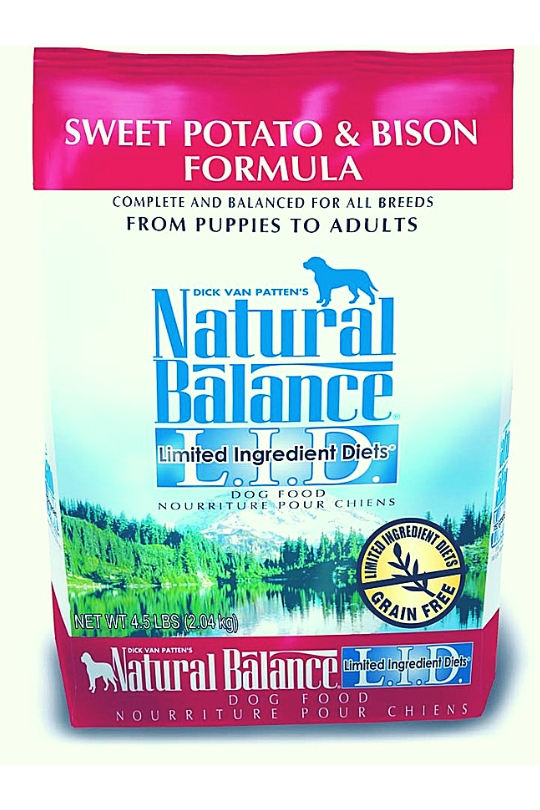 Natural Balance LID Sweet Potato & Bison Dry Dog Food 4.5 lbs