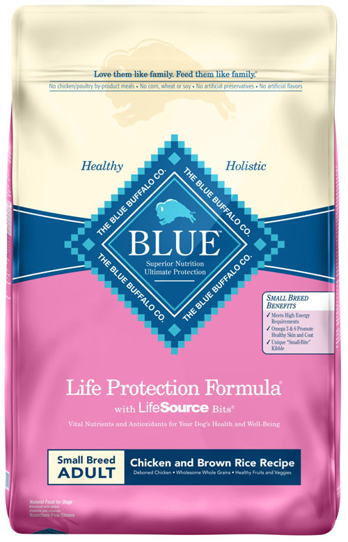 Blue Buffalo Life Protection Chicken and Brown Rice for Small Breed Adult Dogs