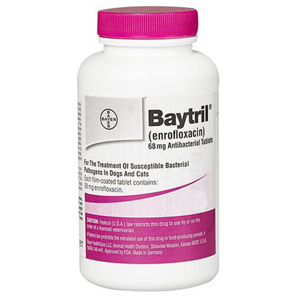 Baytril (Enrofloxacin) Tablets for Dogs & Cats
