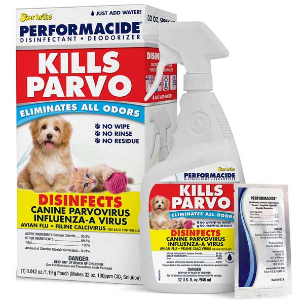 Performacide Kills Parvo Disinfectant & Deodorizer Kit